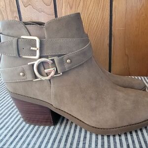 Guess ankle boots.  Tan color in size 9